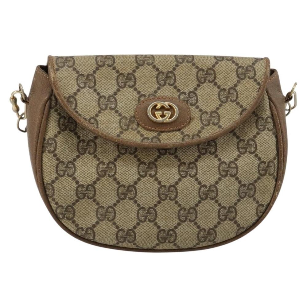 Gucci GG Supreme Shoulder Bag Beige